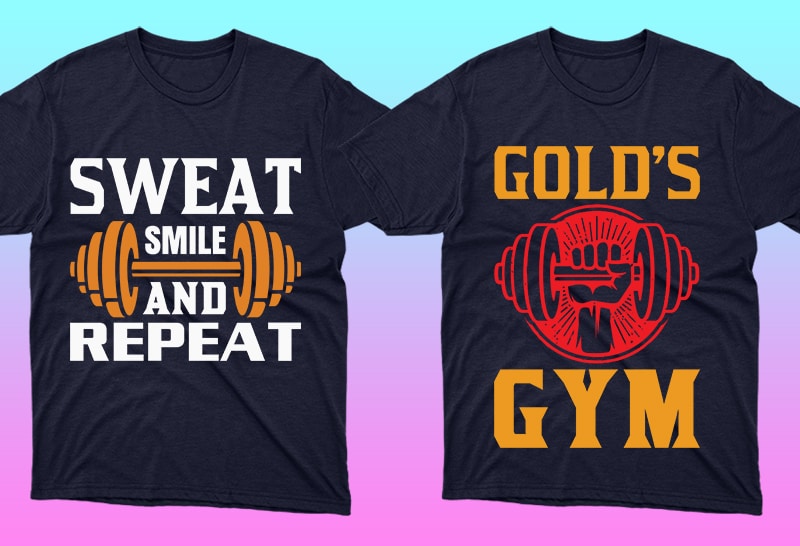 50 Editable GYM Tshirt Designs Bundle,t-shirt design png,buy t shirt design artwork, graphic t-shirt design,print ready t shirt design,commercial use t-shirt design,buy t shirt design