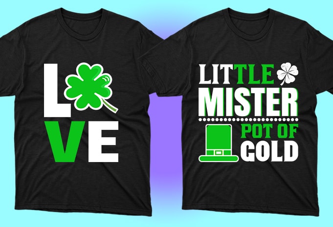 50 Editable Saint Patrick's Day tshirt designs bundle,t-shirt design png,buy t shirt design artwork, graphic t-shirt design,print ready t shirt design,commercial use t-shirt design,buy t