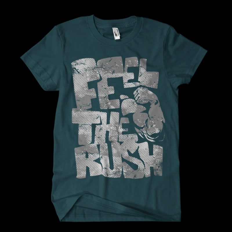 feel gym t-shirt design for sale