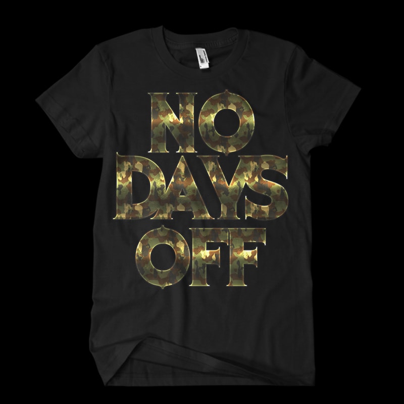 no days off4 shirt design png