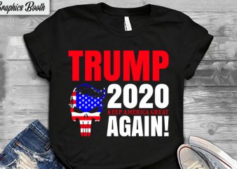 Trump 2020, Keep America Great Again! buy t shirt design artwork, buy t shirt design artwork, t shirt design to buy, vector T-shirt Design, American election 2020.