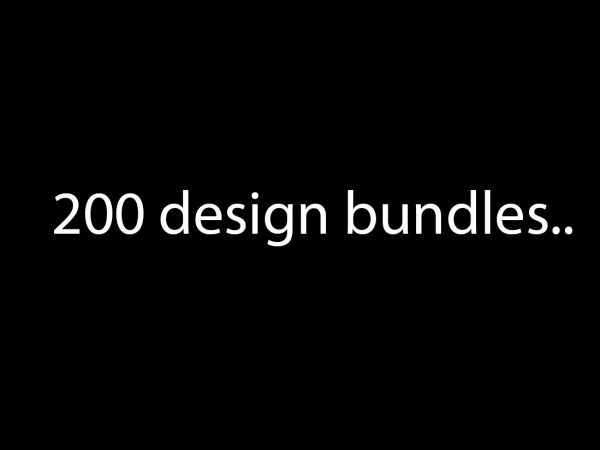 Big bundles 200 design pack, geometric animal, ethnic, and cartoon