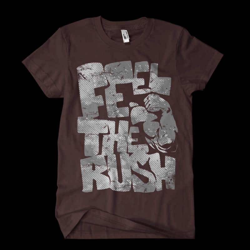 feel gym t-shirt design for sale