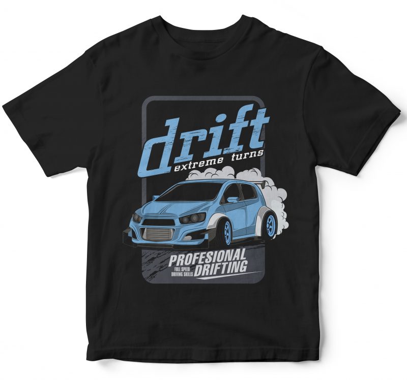 25 pop car style t-shirt designs combined with lettering design bundles