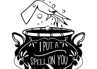 I put a spell on you buy t shirt design artwork