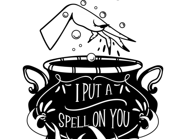 I put a spell on you buy t shirt design artwork