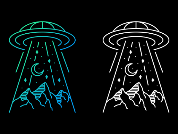 Alien adventure t shirt design for purchase