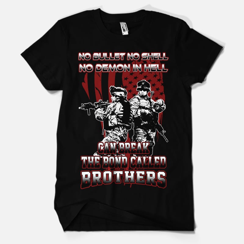 The Brotherhood graphic t-shirt design