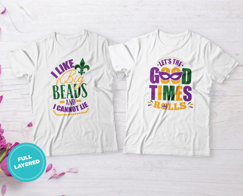 Mardi Gras Bundle SVG, PNG, EPS, Jpeg, Dxf, Pdf, Clipboard for print or cut Cameo and Cricut buy t shirt design