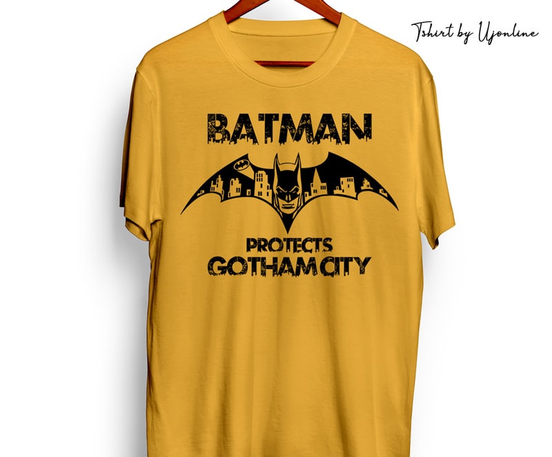 Buy shirt design sale Batman-Protects-Gotham-City t-shirt for - t designs