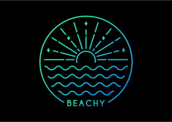 Beachy buy t shirt design for commercial use