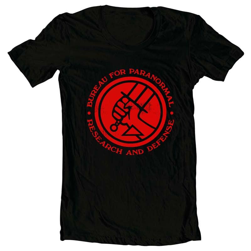 Bureau for Paranormal design for t shirt commercial use t shirt designs
