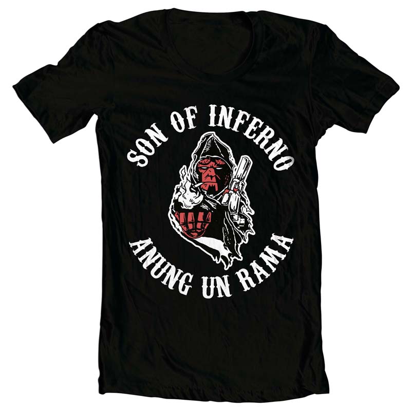 Son of Inferno design for t shirt t shirt designs for sale