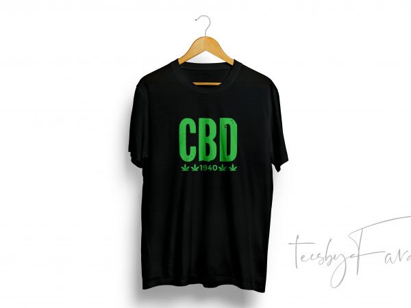 Cbd t-shirt design for personal use