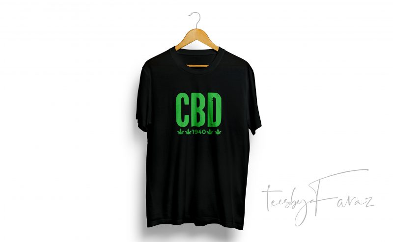 CBD T-Shirt Design for personal use