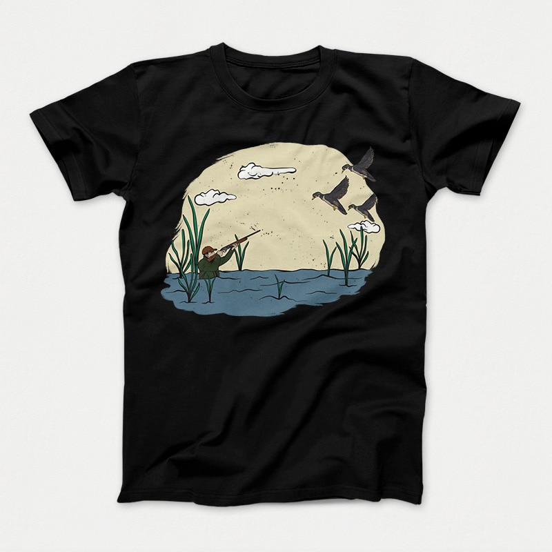 Duck Hunter t-shirt design for sale