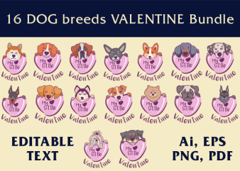 16 Dogs Valentine Bundle