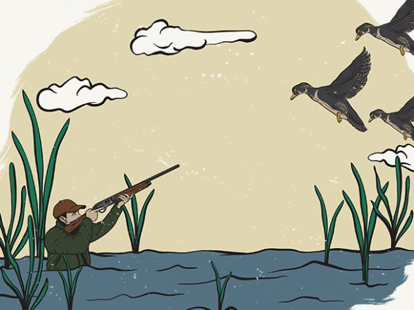 Duck hunter t-shirt design for sale Duck hunter t-shirt design for sale