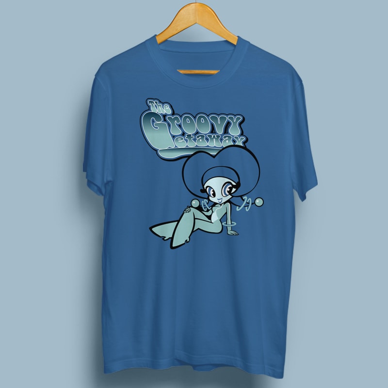 GROOVY t-shirt design for sale