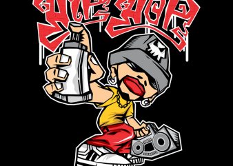 HIP HOP buy t shirt design for commercial use