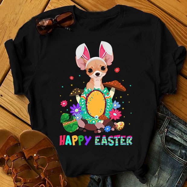 Easter Bundle – Part 1 – 68 Designs t shirt designs for print on demand