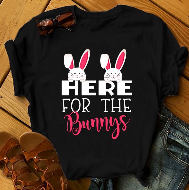 Easter Bundle – Part 1 – 68 Designs t shirt designs for print on demand