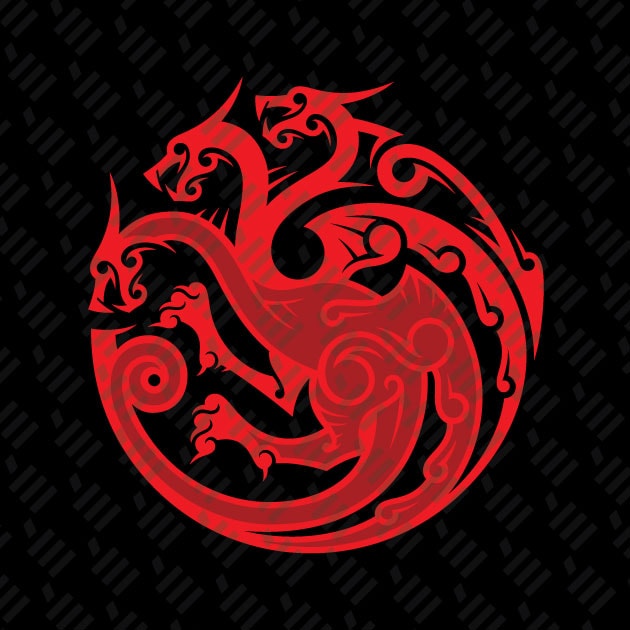 House Targaryen Sigil graphic t-shirt design