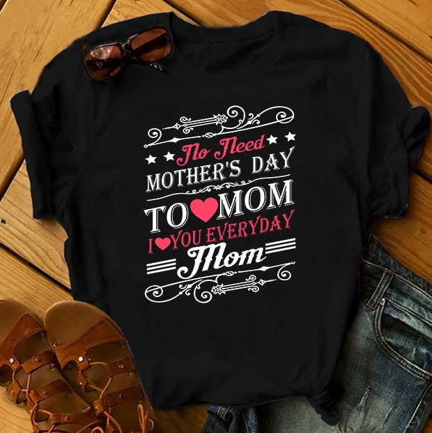 Mother’s Day Bundle Part 1 – 200 Designs – 90% t shirt design for merch teespring and printful