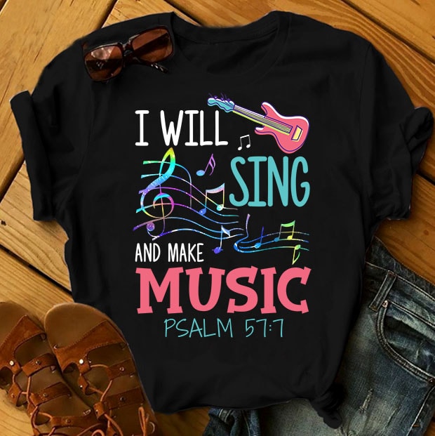 Music Bundle Part 1 – 62 Designs t-shirt design for merch by amazon