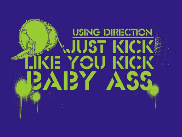 Kick commercial use t-shirt design