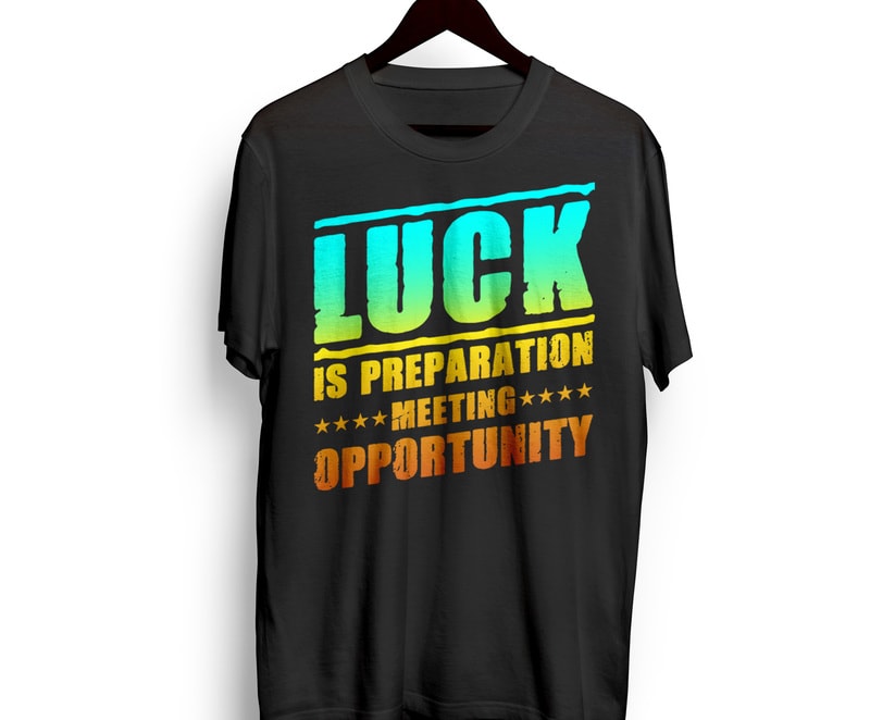LUCK TShirt Design Buy tshirt designs