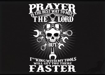 Pray Mechanic shirt design png