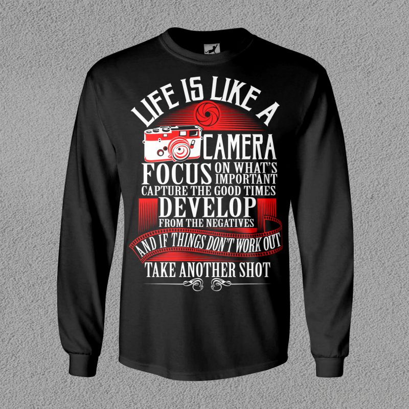 photographer buy t shirt design