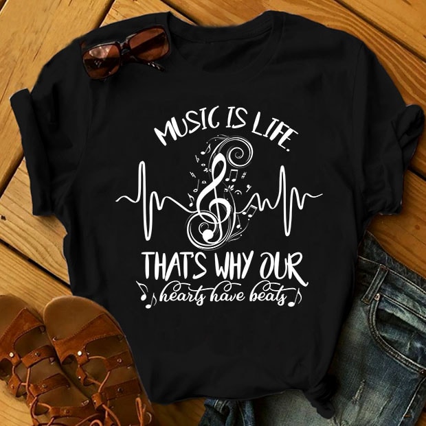 Music Bundle Part 1 – 62 Designs t-shirt design for merch by amazon