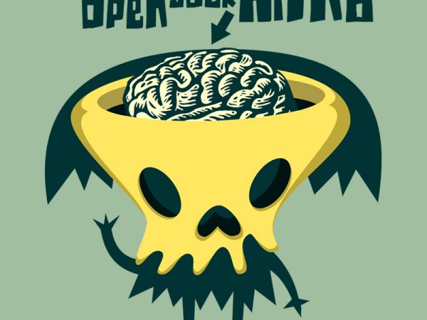 Open your mind shirt design png