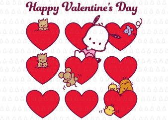 Pochacco Happy Valentine’s Day,Pochacco Happy Valentine’s Day svg,Pochacco Happy Valentine’s Day png,Pochacco Happy Valentine’s Day design tshirt,Pochacco love svg,love svg,valentine svg,happy valentine png,valentive design design