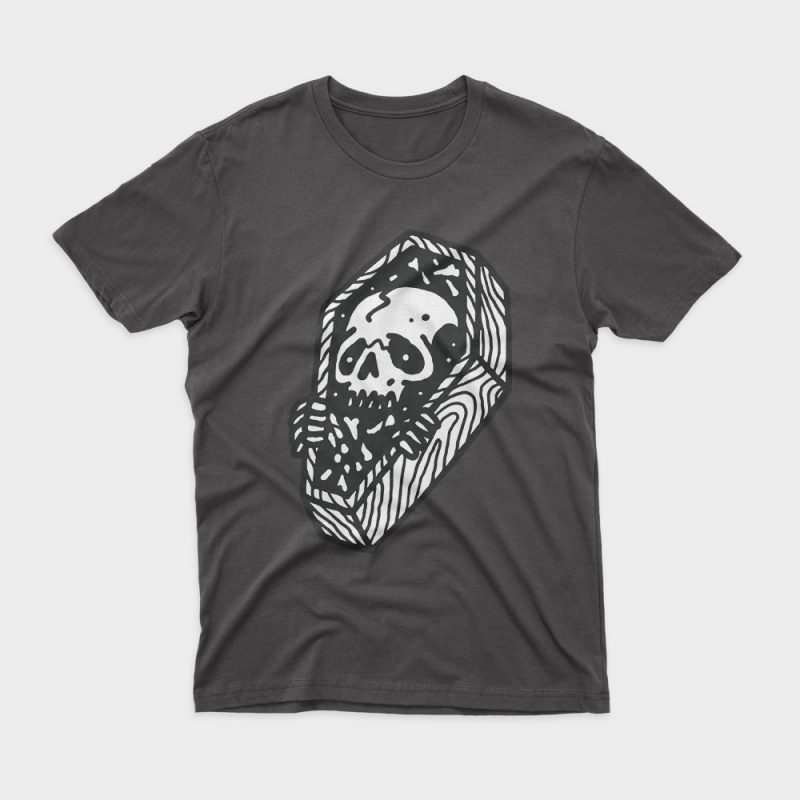 Death graphic t-shirt design