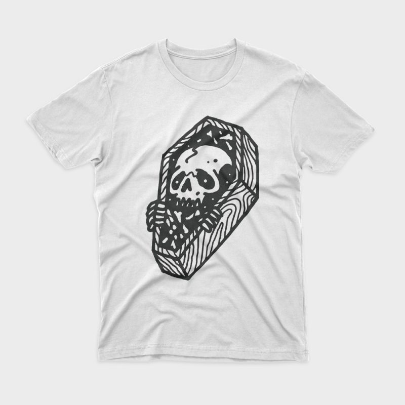 Death graphic t-shirt design