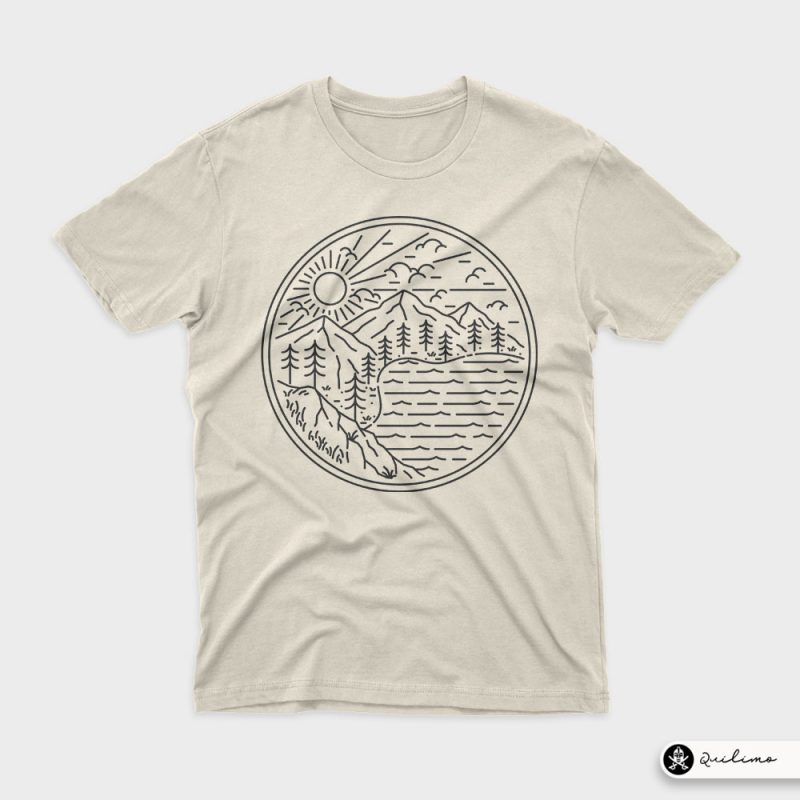 Download Lake T Shirt Design For Purchase Buy T Shirt Designs