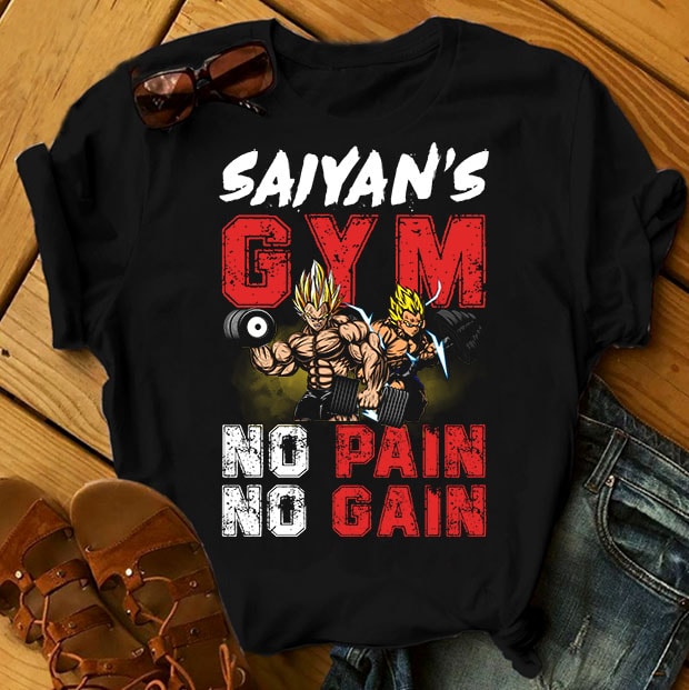 t-shirt vector GYM Bundle Part 1 - 50 Designs - 90% OFF