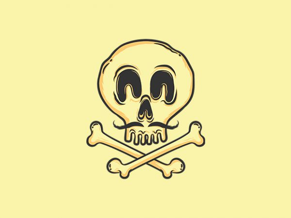 Skull funny skull t shirt design for sale