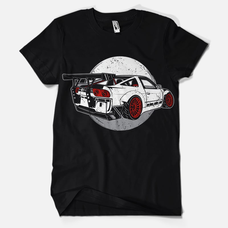 Evo Sports Car t shirt design for download