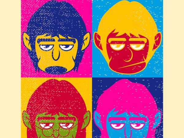 The beatles buy t shirt design for commercial use