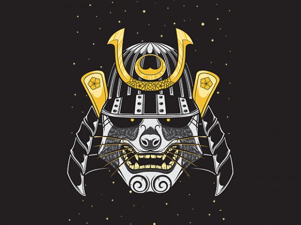 The shogun cat t-shirt design png