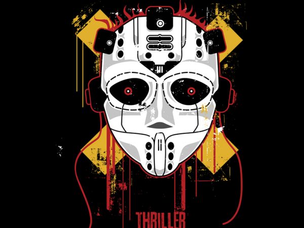 Thriller t-shirt design for commercial use Thriller t-shirt design for commercial use