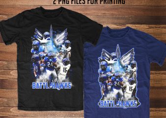 St Louis Battlehawks Shirt Design graphic t-shirt design