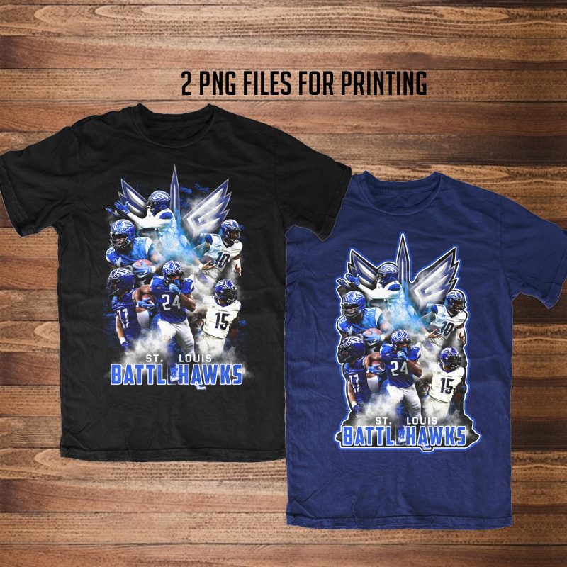 St Louis Battlehawks Shirt Design graphic t-shirt design