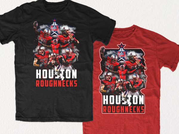 Houston roughnecks shirt design shirt design png