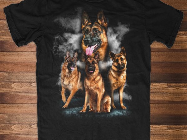 German shepherd dog t shirt design to buy