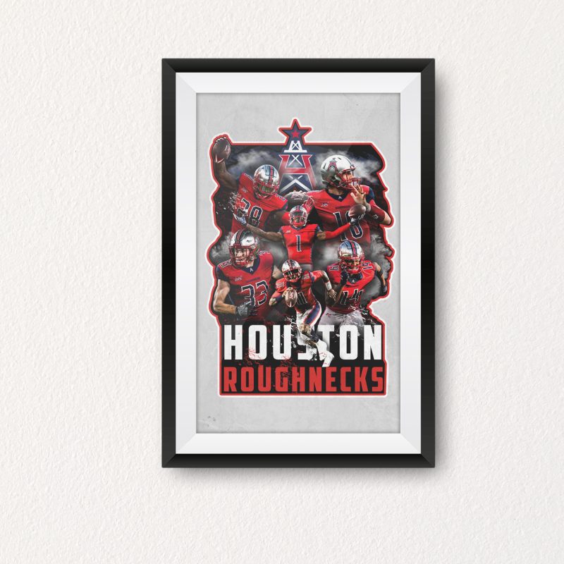 Houston Roughnecks Shirt Design shirt design png